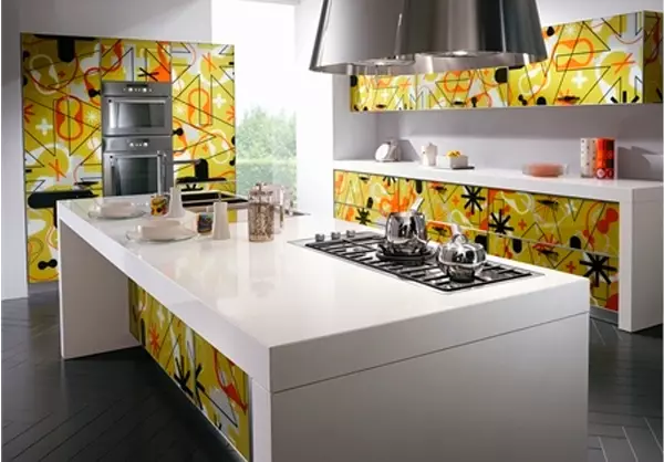 cocina moderna con minilos en muebles