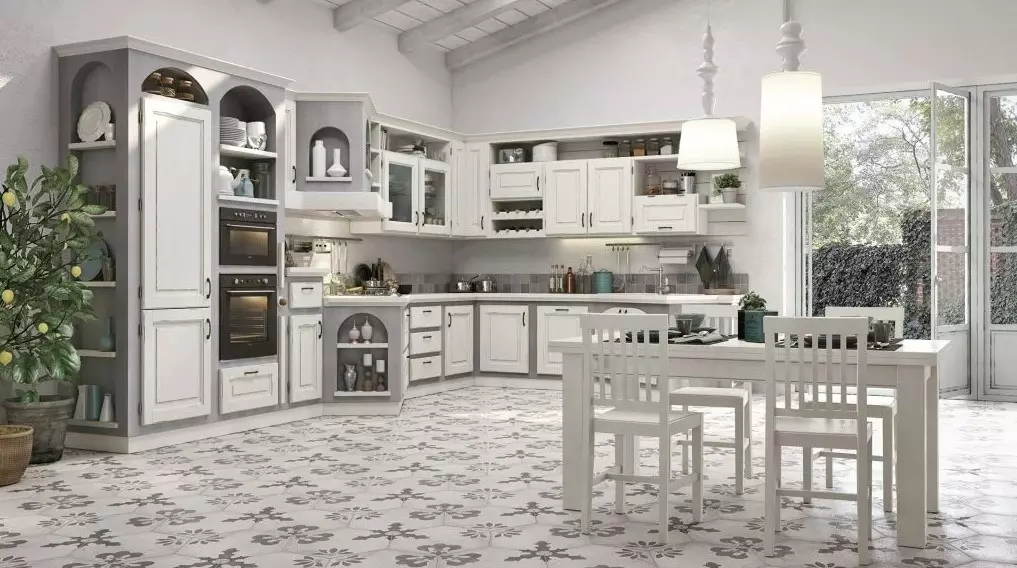 cocina rustica piso antiguo